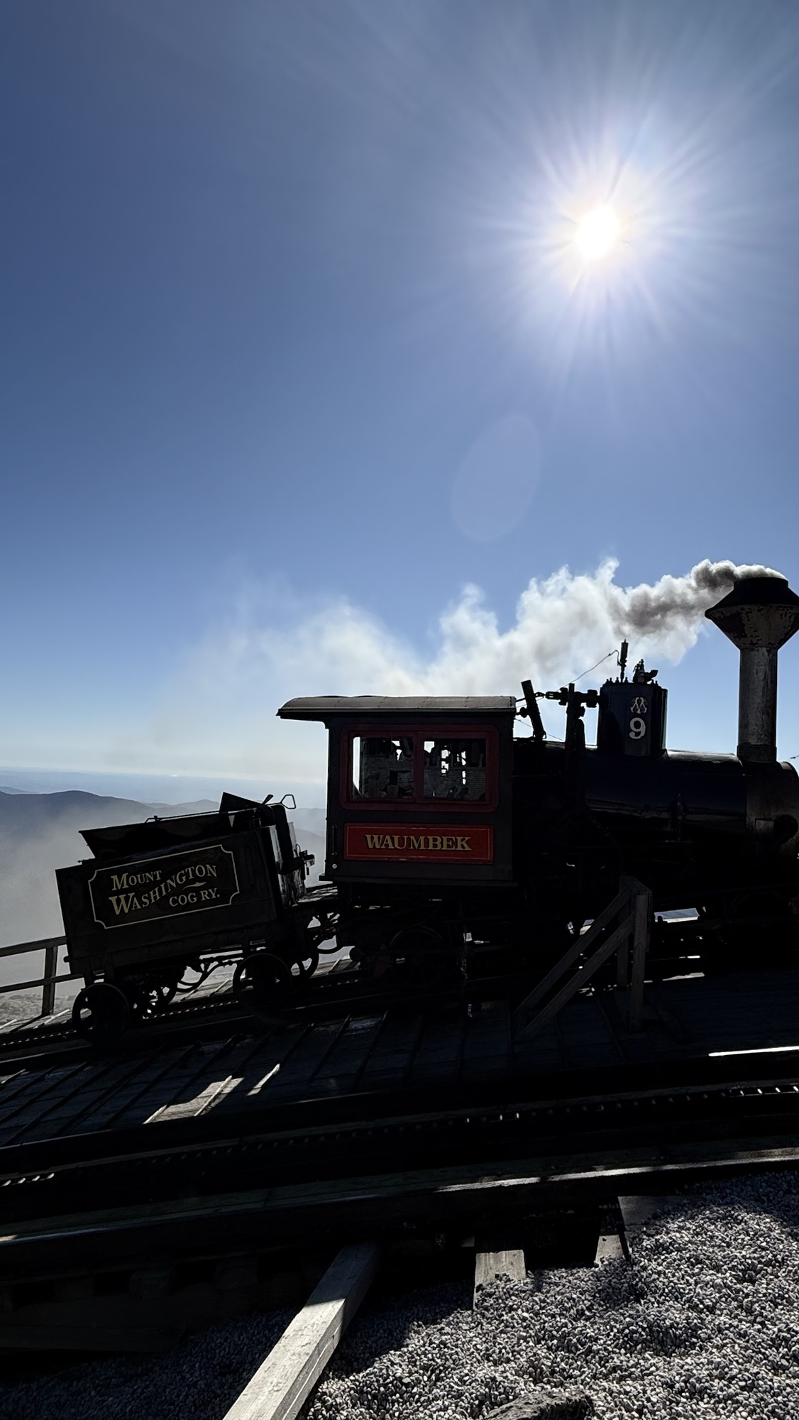 Mount Washington i pierwsze kolory Indian Summer